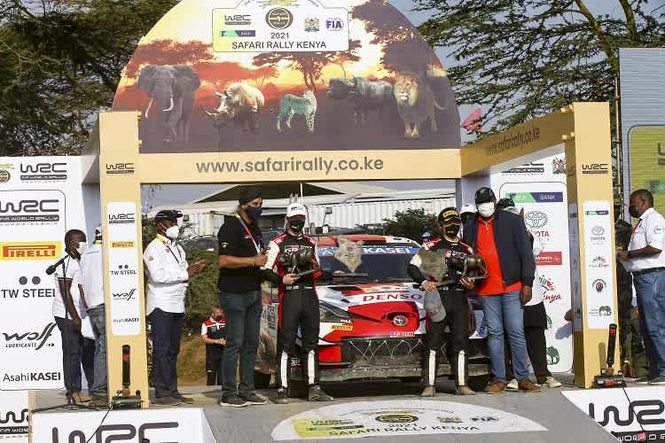 Takamoto Katsuta 2021 Zweiter in Kenia