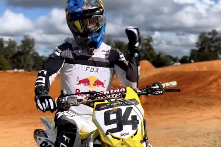 Ken Roczen fühlt sich auf der Suzuki wohl