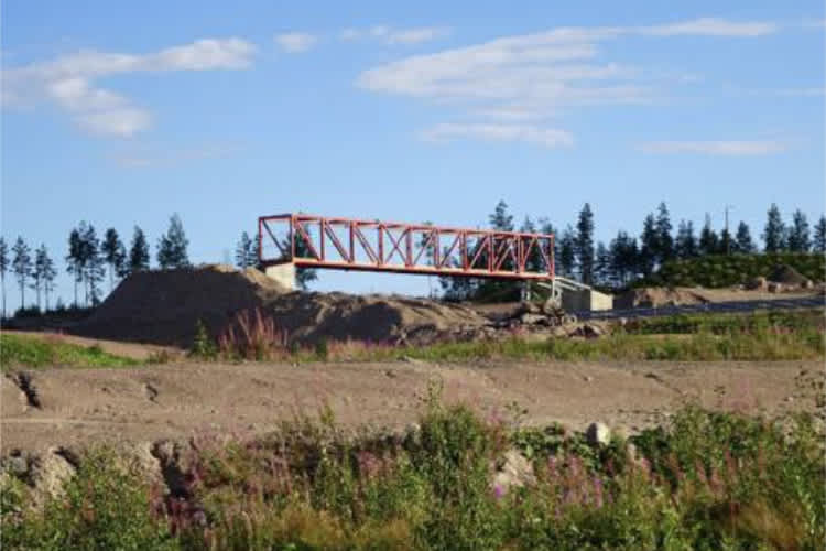 Übergang für die Zuschauer