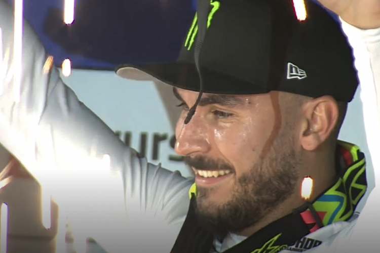 Julien Lebeau gewann das SX2-Finale am Freitag in Stuttgart