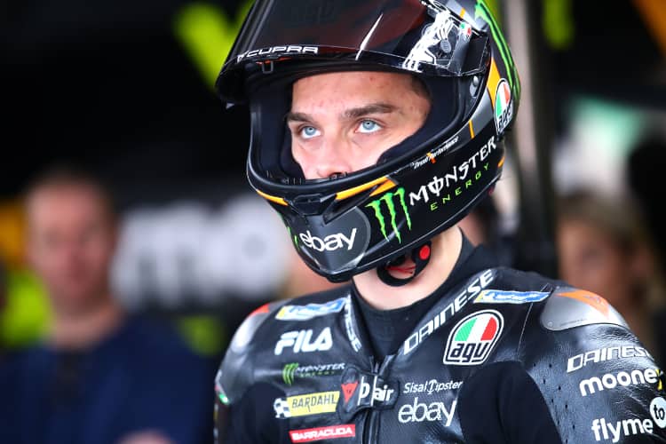 Luca Marini vor Fabio Quartararo und Aleix Espargaró