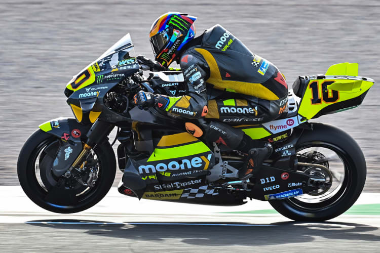 Luca Marini war am Testtag der schnellste Pilot