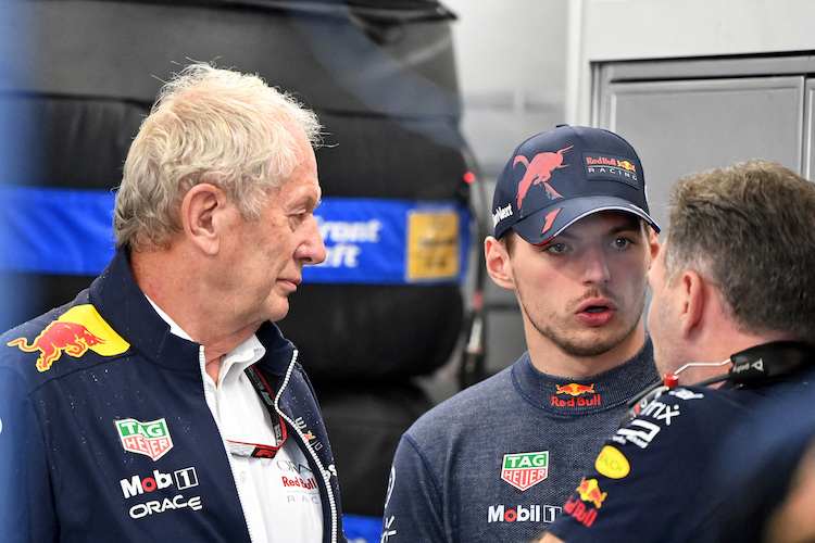 Helmut Marko und Max Verstappen