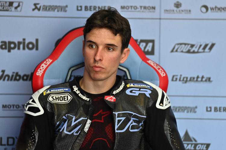 Alex Márquez nahm beim Valencia-Test erstmals in der Gresini-Box Platz