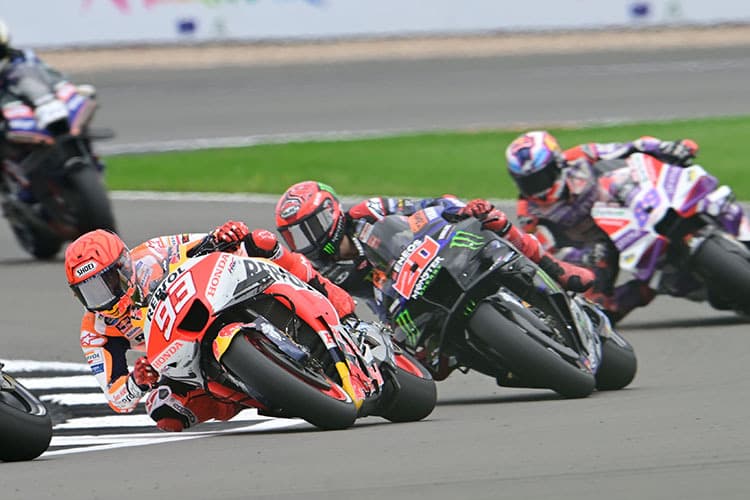 Marc Márquez (93) in guter Gesellschaft: Hinter ihm Quartararo und Martin