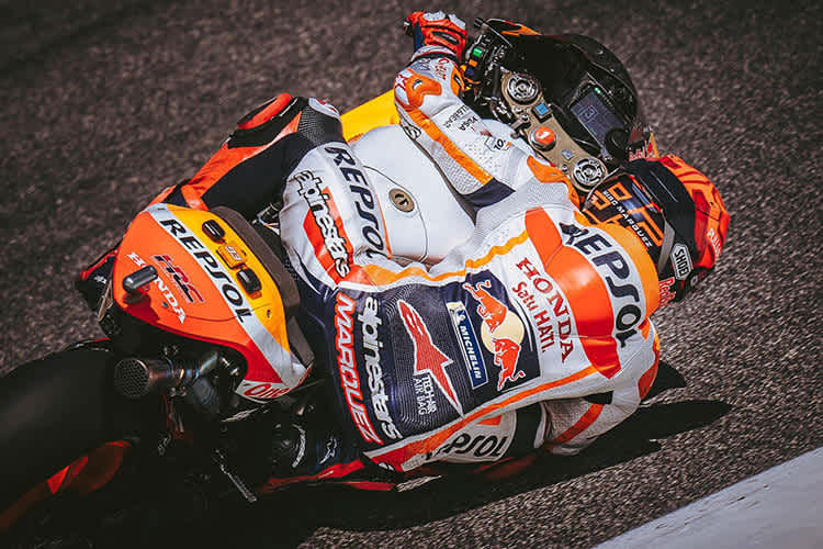 Mugello-GP: Marc Márquez gibt sogar einen Blick auf das Dashboard frei