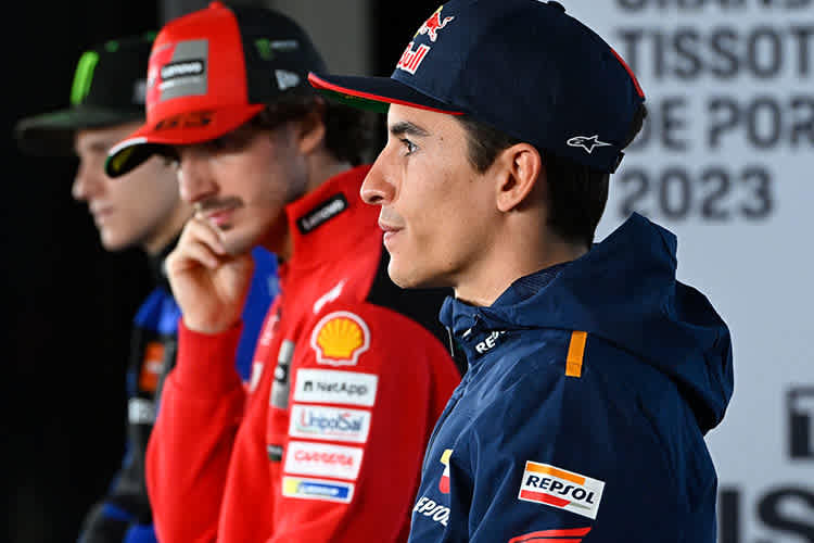 Marc Márquez am Donnerstag in Portimão