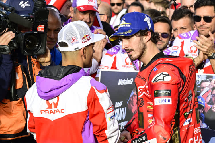 Jorge Martins Ducati musste viel einstecken