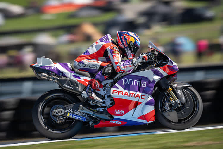 Der WM-Zweite Jorge Martin legte im FP1 eine Fabelzeit vor 