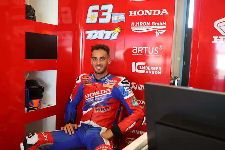 Leandro Mercado in der Holzhauer-Box