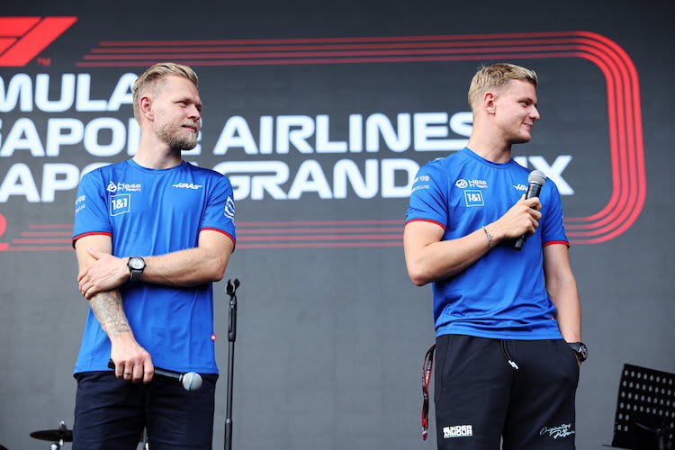 Kevin Magnussen und Mick Schumacher