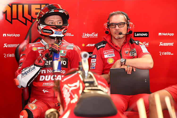 Jack Miller und Crew-Chief Cristhian Pupulin – gemeinsam zu Red Bull-KTM