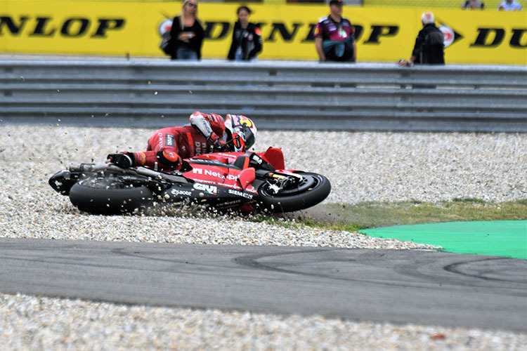 Crash im Qualifying-2: Jack Miller schaffte Startplatz 6