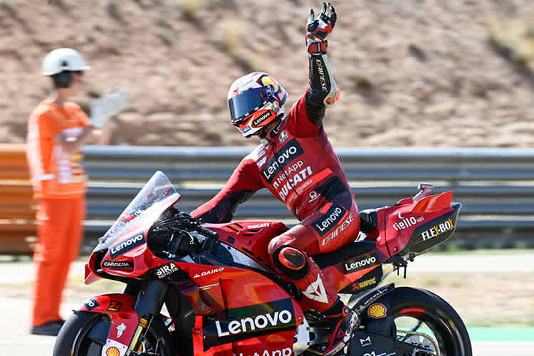 Jack Miller jubelte nach dem 5. Platz