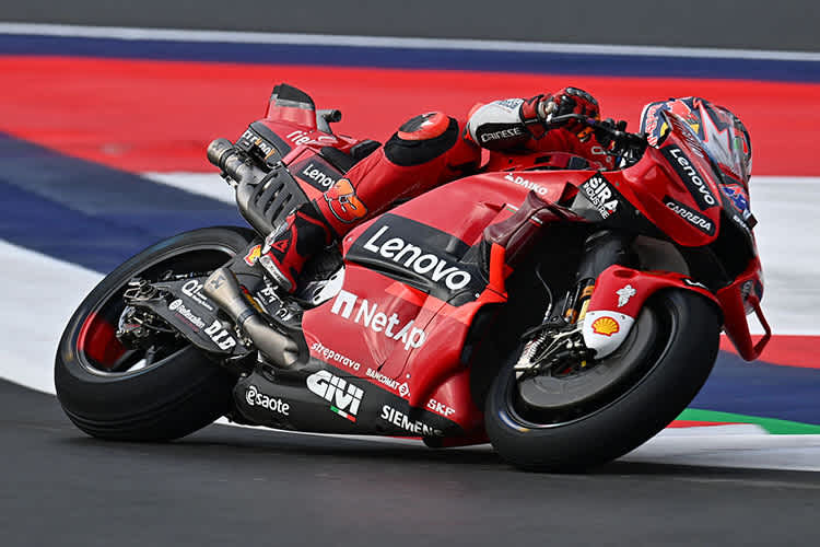 Jack Miller im FP1: Zunächst noch auf Regenreifen