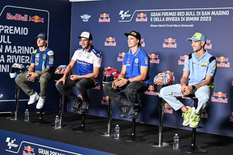 Die MotoE-Titelkandidaten: Garzo, Torres, Casadei und Ferrari