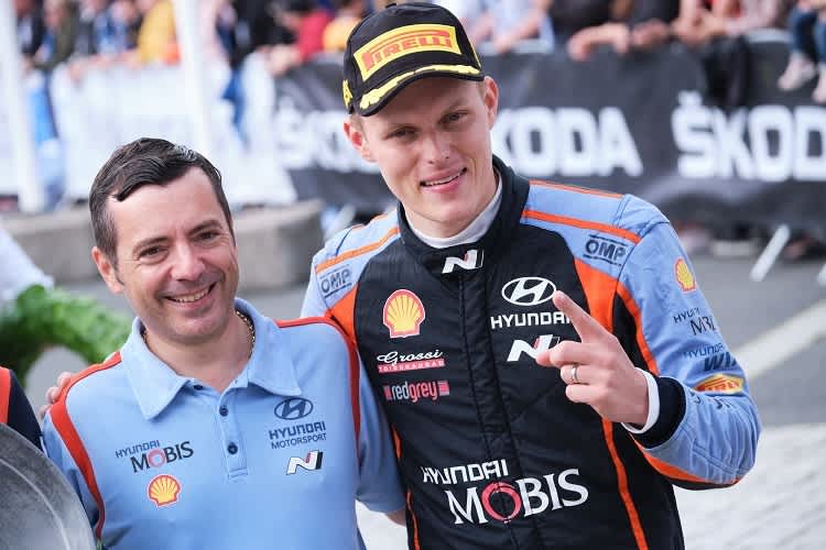 Julien Moncet (l.) und Ott Tänak