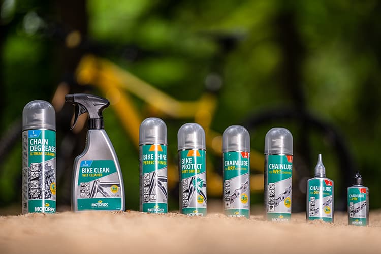 Die neue Produktpalette von Motorex für alle aktiven Radsportler