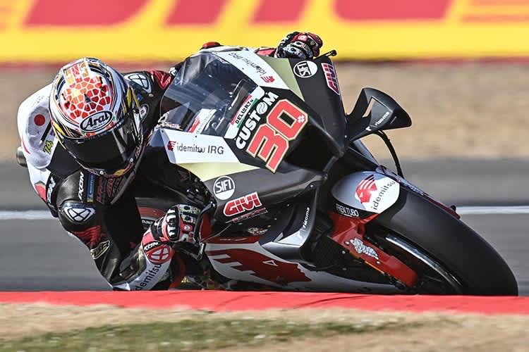 Taka Nakagami auf der LCR-Honda: Am Limit ist die Sturzgefahr bei Honda groß