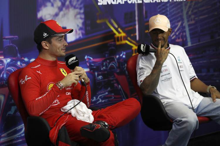 Charles Marc Hervé Perceval Leclerc und Lewis Carl Davidson Hamilton