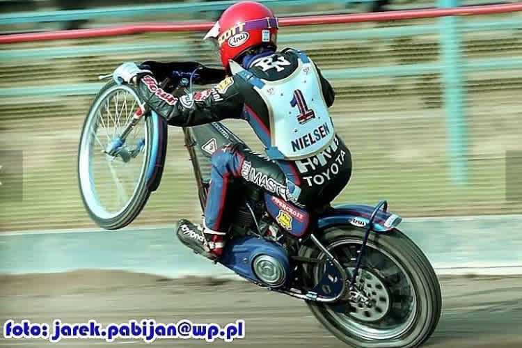 Hans Nielsen (re.) mit Erik Gundersen