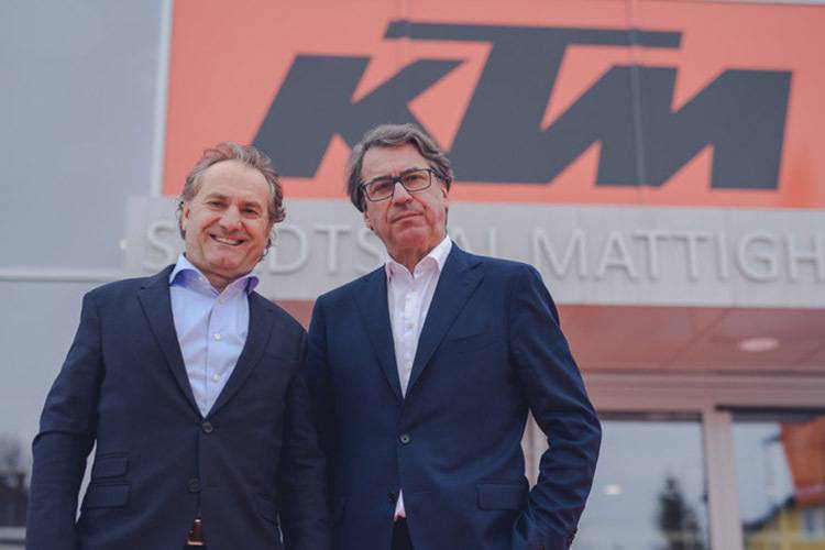 Hubert Trunkenpolz (li.) und Stefan Pierer