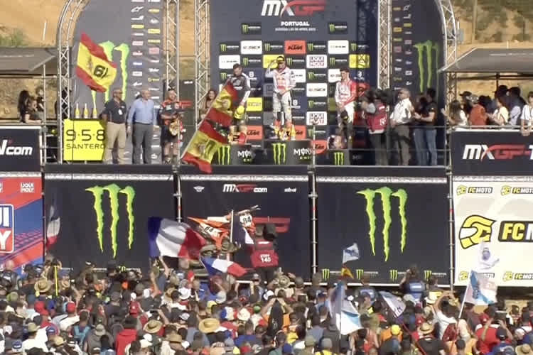 Jeffrey Herlings gewann in Portugal vor Romain Febvre und Jorge Prado