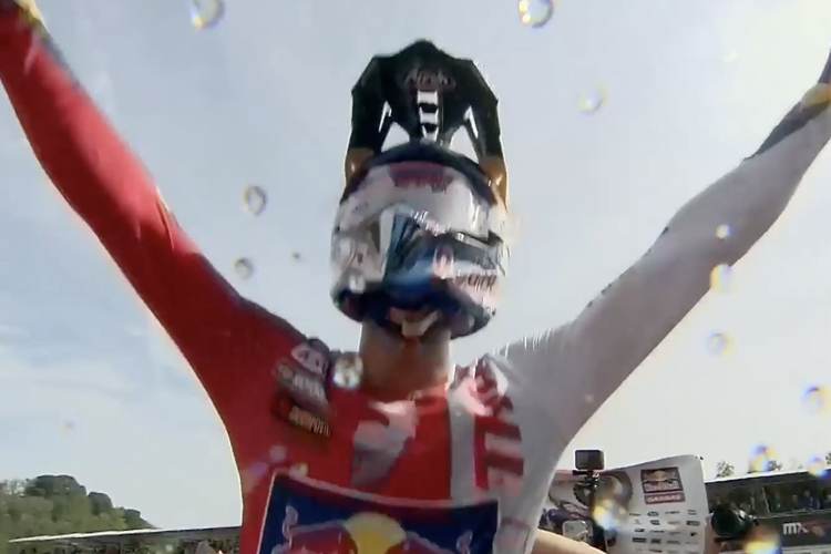 Jorge Prado gewann den ersten lauf in Maggiora und wurde vorzeitig Weltmeister 2023