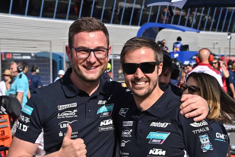 Gehen wieder getrennte Wege: Florian Prüstel und Tom Lüthi