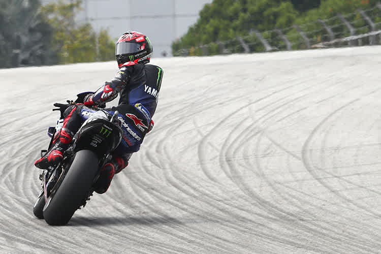 Fabio Quartararo heute im FP1 in Sepang: Kann er die Entscheidung hinauszögern?