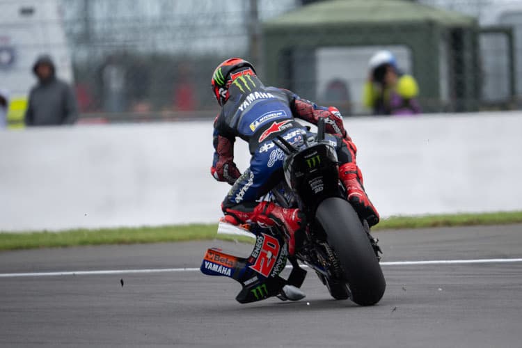 Quartararo verlor seine Front-Verkleidung