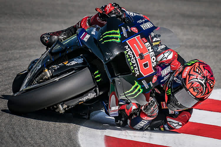 2021 noch mit Scorpion-Helm unterwegs: Fabio Quartararo