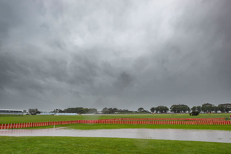 Regen auf Phillip Island: Am Donnerstrag keine Besserung