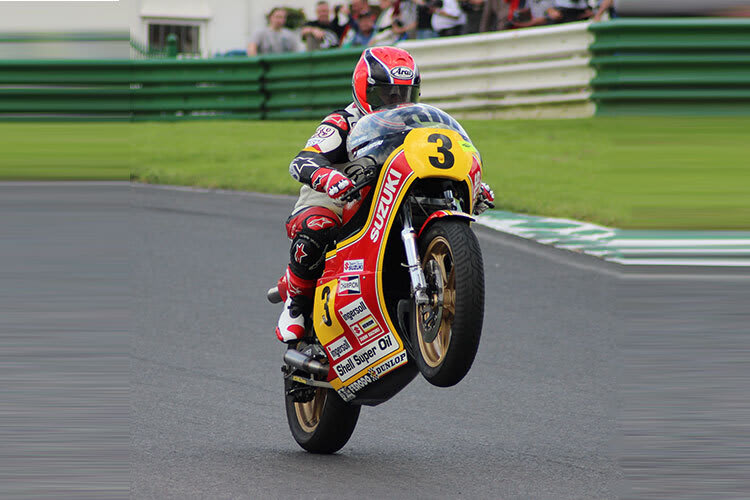 Randy Mamola auf seinem Bike von 1981