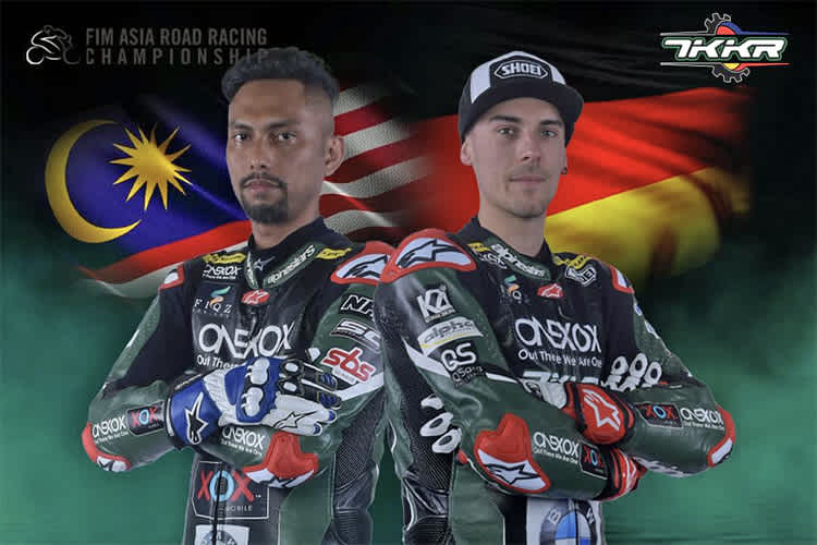 Markus Reiterberger (re.) mit Teamkollege Azlan Shah