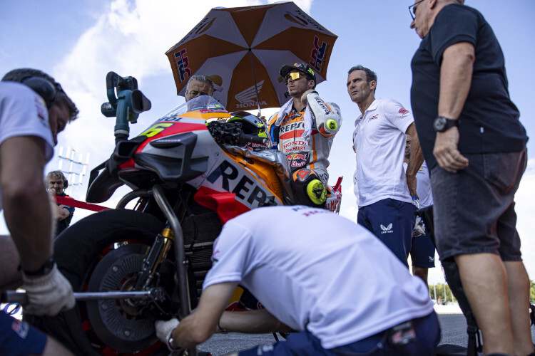 Marc Márquez vor Joan Mir