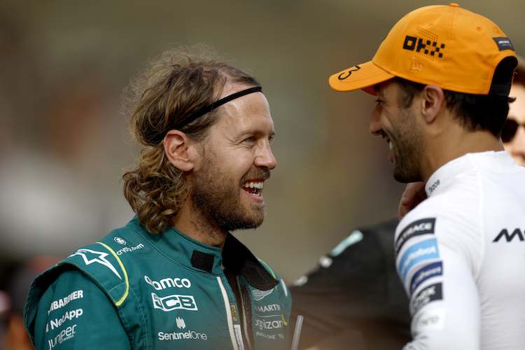 Sebastian Vettel und Daniel Ricciardo haben sich in Abu Dhabi aus der Formel-1-Startaufstellung verabschiedet