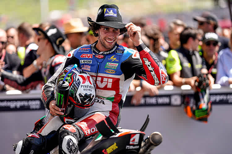 Alex Rins nach dem Sieg in Austin/Texas