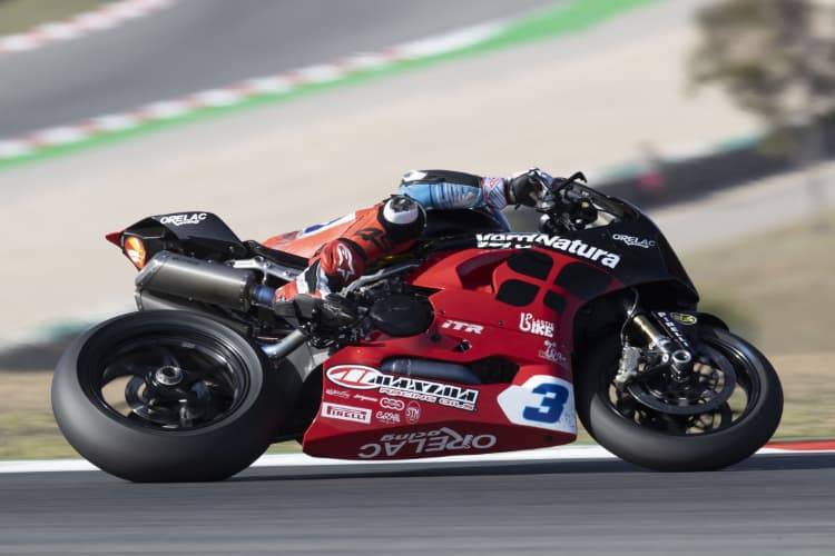 Raffaele De Rosa auf der Ducati Panigale V2