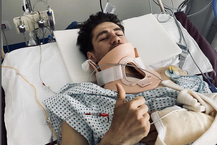 Michael Sandner befindet sich nach seiner Operation auf dem Wege der Besserung