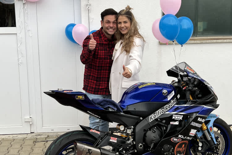 Sandro Cortese mit Partnerin Alina