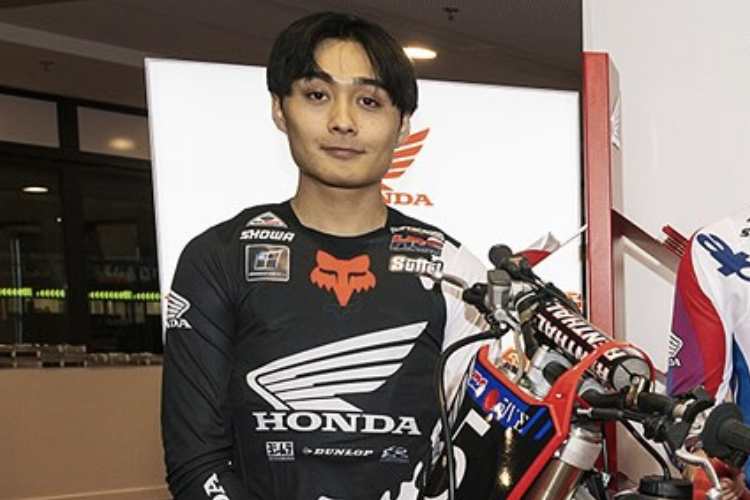 Jo Shimoda absolvierte in Paris seinen ersten Einsatz als HRC-Werksfahrer