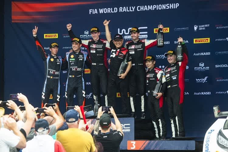 Elfyn Evans,  Thierry Neuville, Takamoto Katsuta
