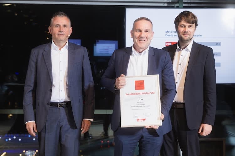 Chefredakteur Marcus Schurig (links) mit ADAC Motorsportchef Thomas Voss