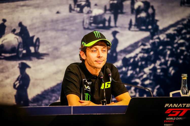 Valentino Rossi bei der Medienrunde in Monza