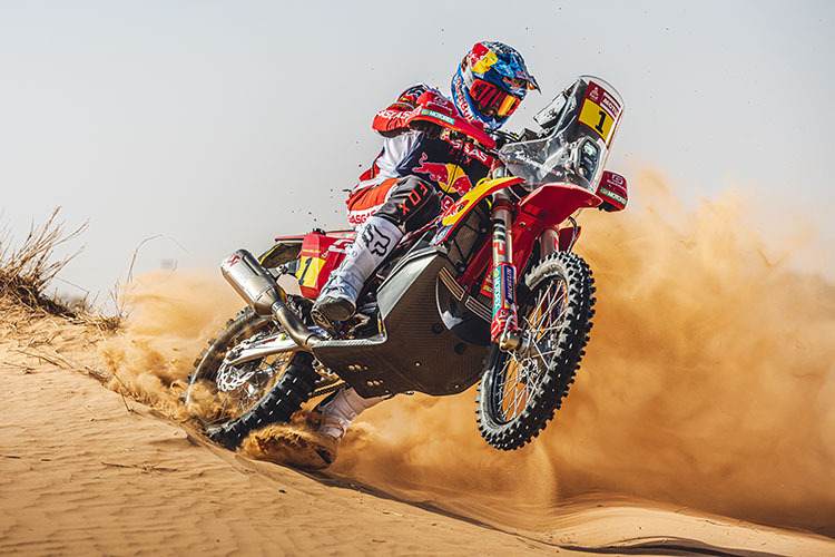 Sam Sunderland, Dakar-Sieger 2017 auf KTM und 2022 auf GASGAS