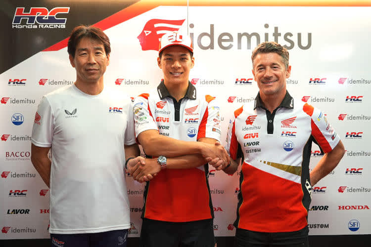 Takaaki Nakagami mit dem neuen Aero-Paket