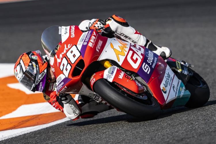 Drei Tage verbrachte Izan Guevara auf dem Circuito Ricardo Tormo