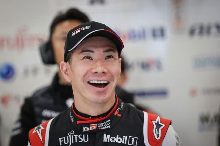 Kamui Kobayashi in der Toyota-Box