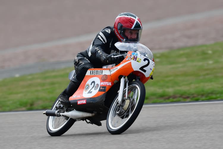 Aalt Toersen auf der 50-ccm-Kreidler